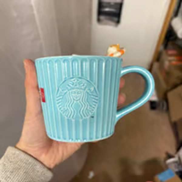 Shibu inu Starbucks mug