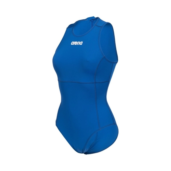 W Team Swimsuit Waterpolo Solid royal-white