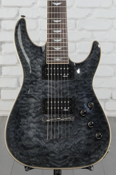 Schecter Omen Extreme-7 Electric Guitar - See Thru Black