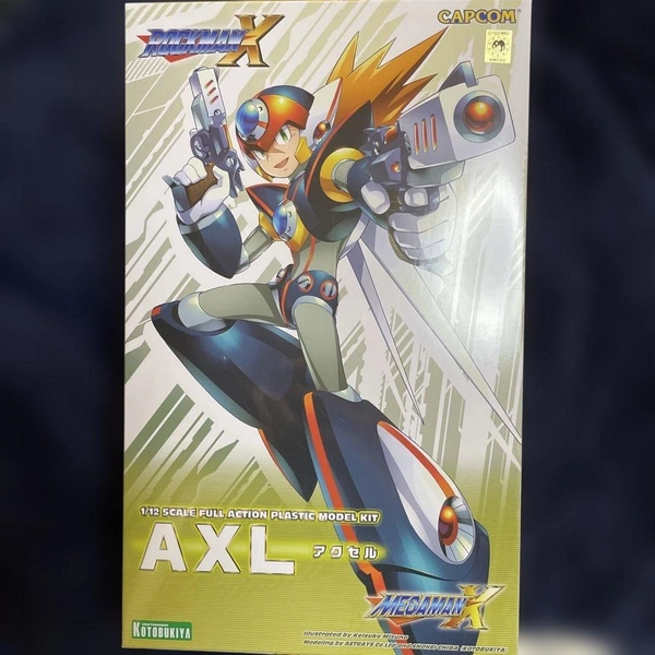 Kotobukiya Mega Man X Axl 1/12 Scale Rock Man Plastic Model Kit Figure Unopened