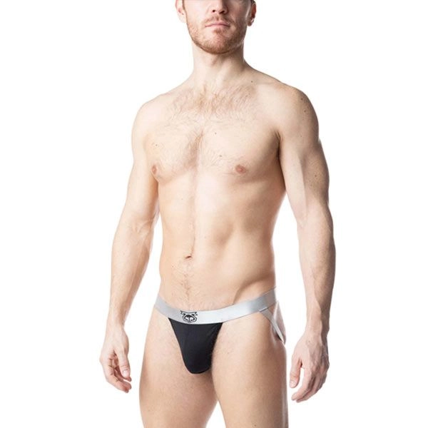 Nasty Pig Chromium Jock Strap - Chrome/Black