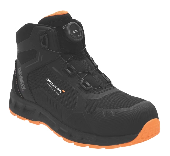 DEWALT McLaren F1 Team Traction Boa Size 9 Black Safety Boots