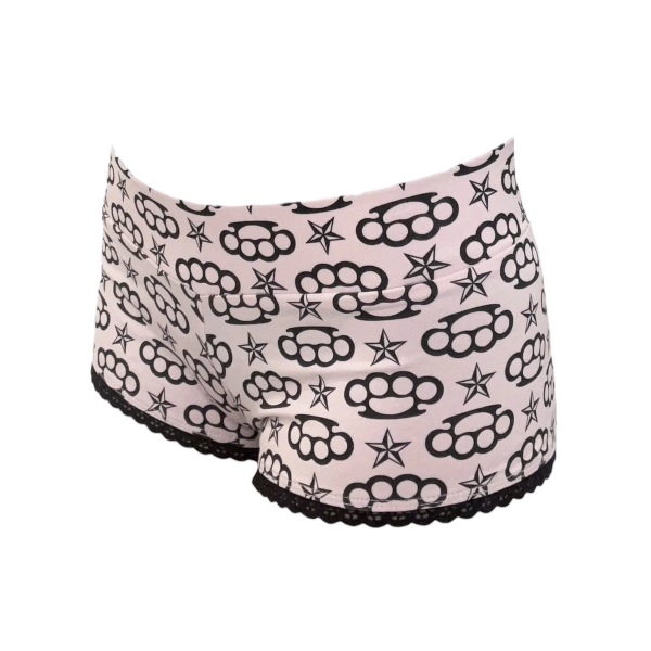 scene queen micro shorts *light pink*