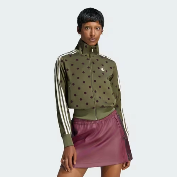 SATIN POLKA DOTS TT Track Top