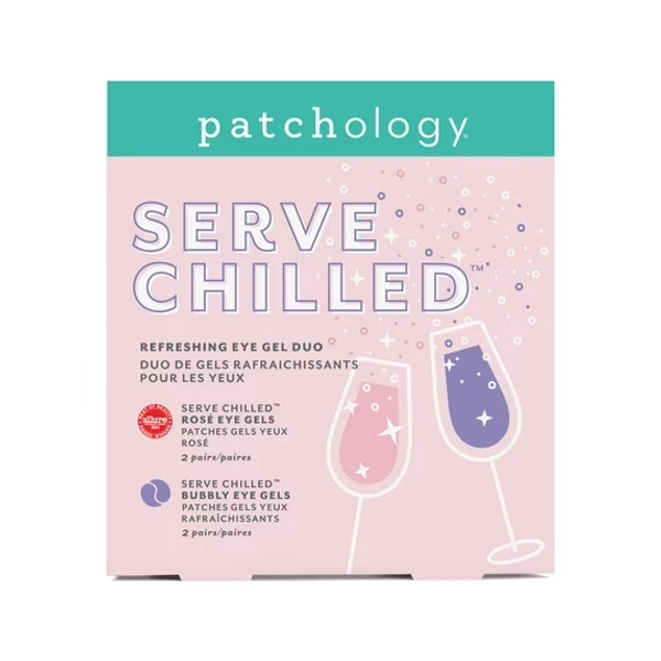 Patchology Serve Chilled Rosé and Bubbly Eye Gel Duo for Hydrating and Brightening