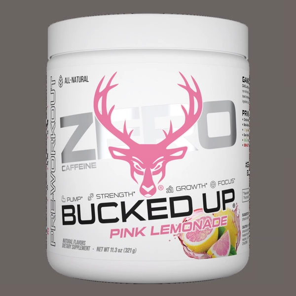 Bucked Up - Non-Stimulant Pre-Workout - Pink Lemonade