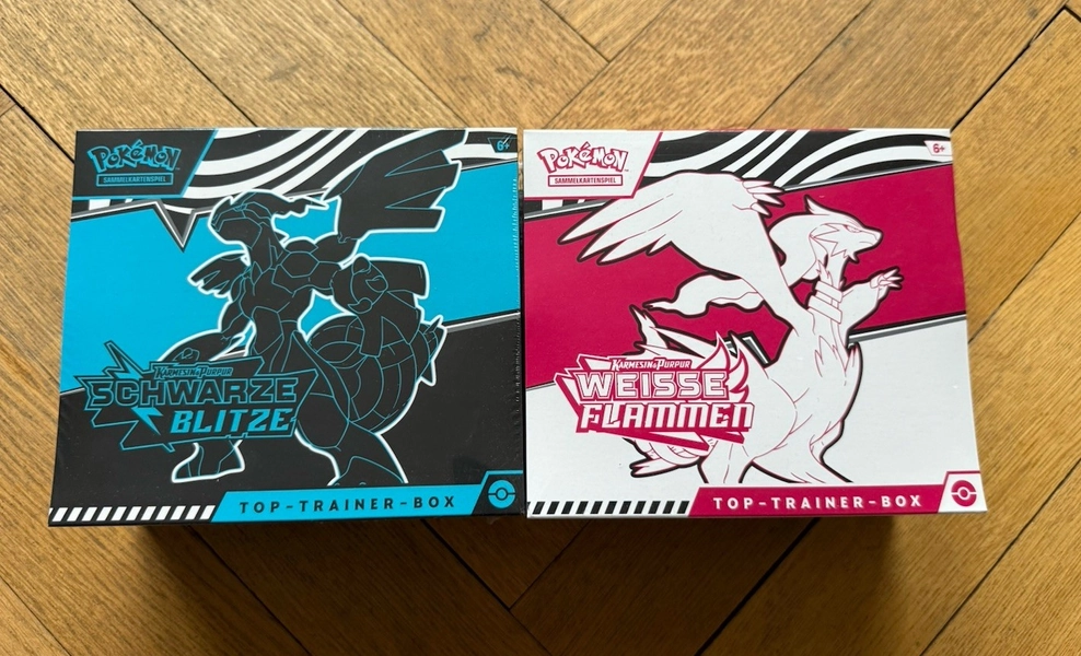 Pokémon Schwarze Blitze Ttb + Weiße Flammen TTB Ungeöffnet