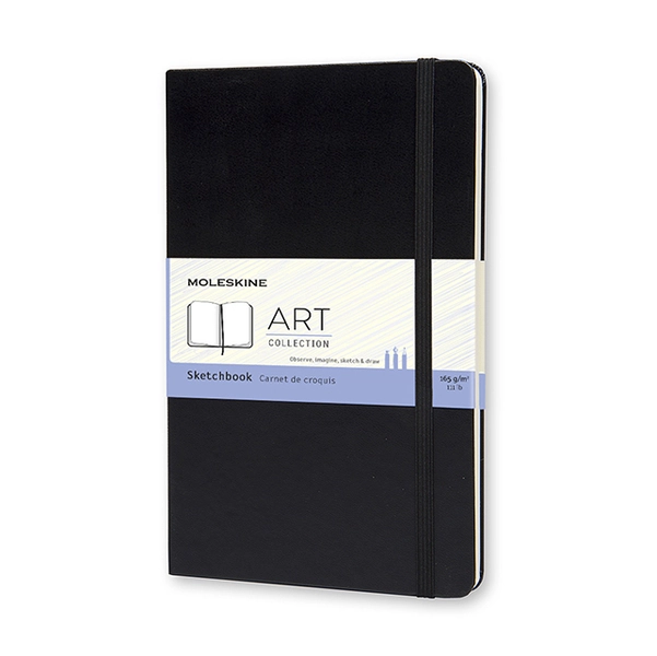 Moleskine - Art Sketchbook Hard Large – Black - Tudos