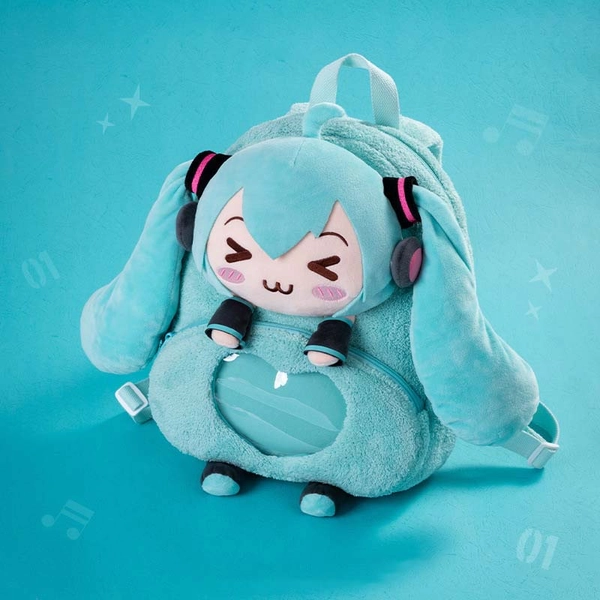 Official Miku Ita Bag Kawaii Miku Backpack Plush Bag