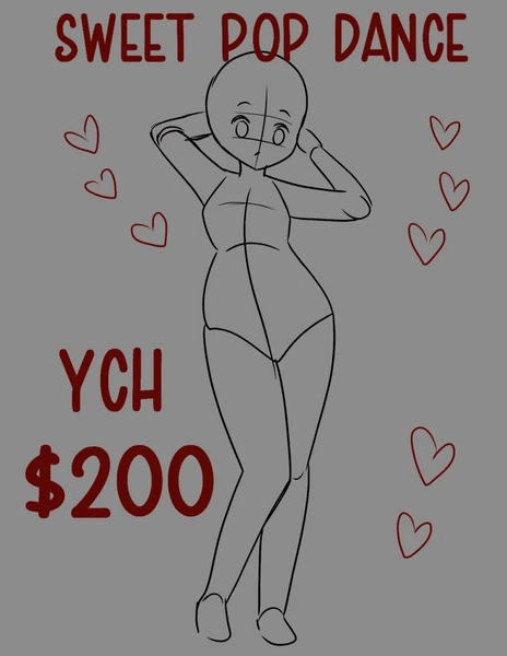 Sweet Pop Dance - YCH by Crystal MoonN (@CrystalMoonn)