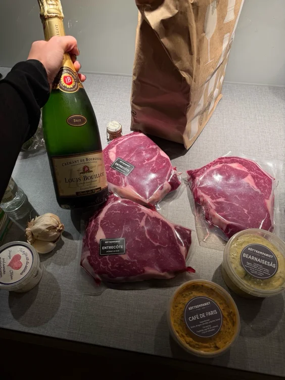 New years dinner 🥩🥩