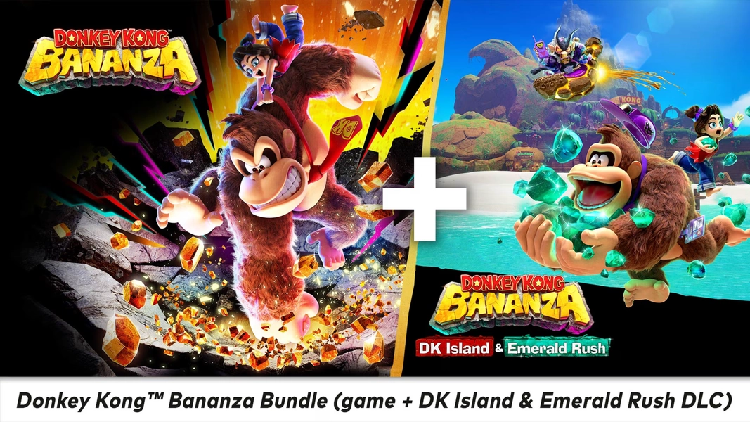 Donkey Kong™ Bananza Bundle (game + DK Island & Emerald Rush DLC) for Nintendo Switch 2 - Nintendo Official Site