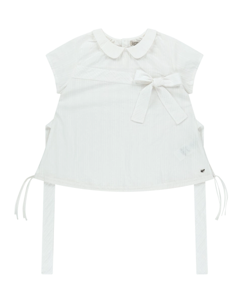 BOW BLOUSE WHITE