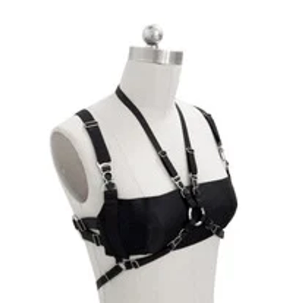 Fentai Bra ( Black + Silver )
