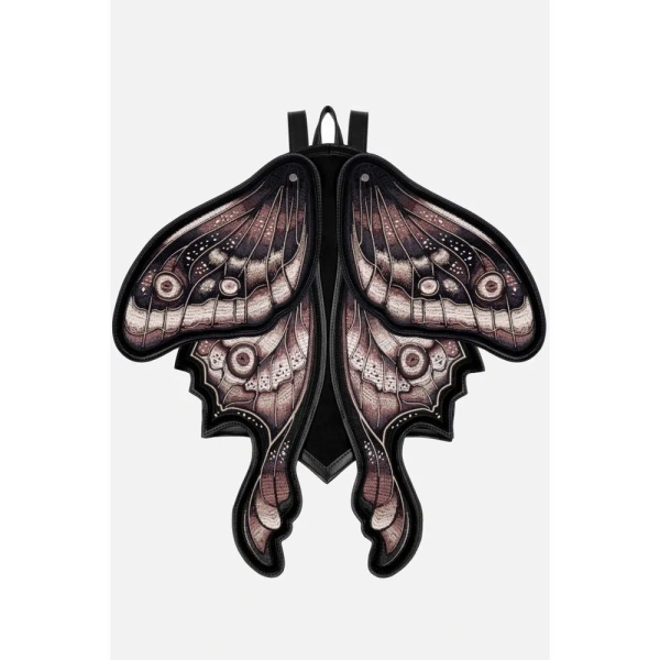 Restyle Restyle - Ashira moth Rugtas - Zwart/Roze | Attitude Holland
