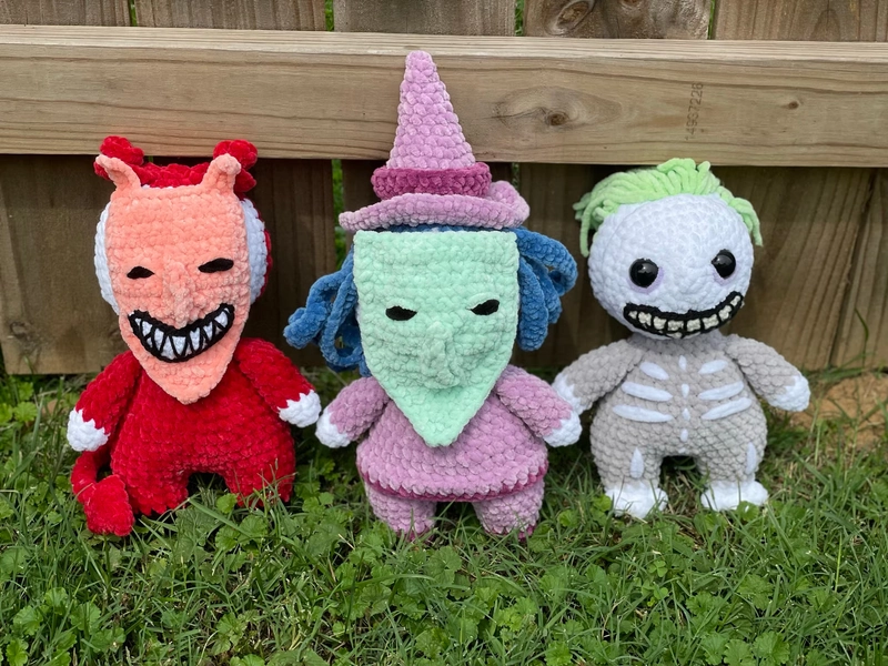 Trio of Tricksters Crochet Pattern Bundle