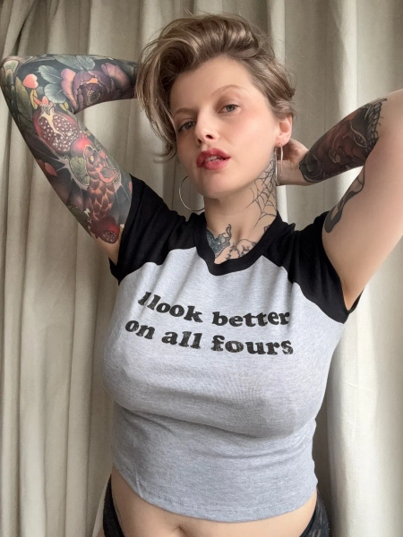 All 4s Baseball Baby Tee