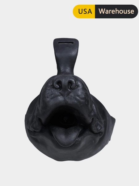 Silicone Black Pup Muzzle