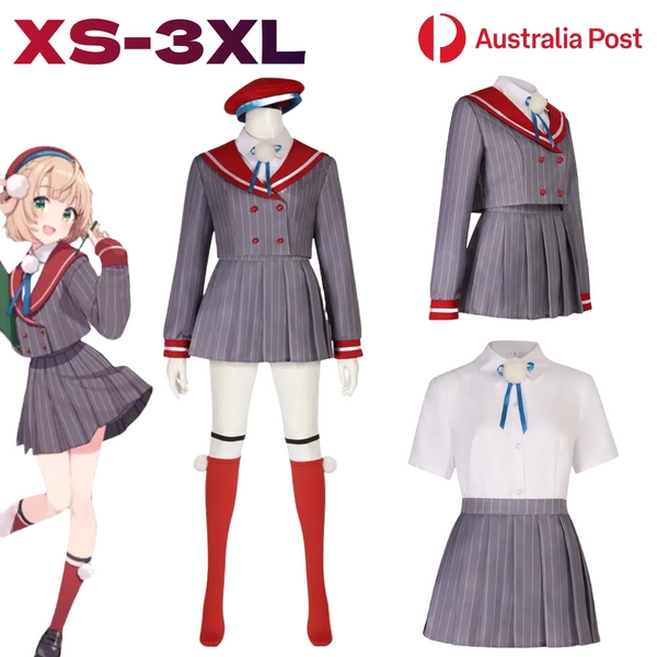 VTuber Shigure Ui Cosplay Costume Anime Dress Uniform Carnival Halloween Party