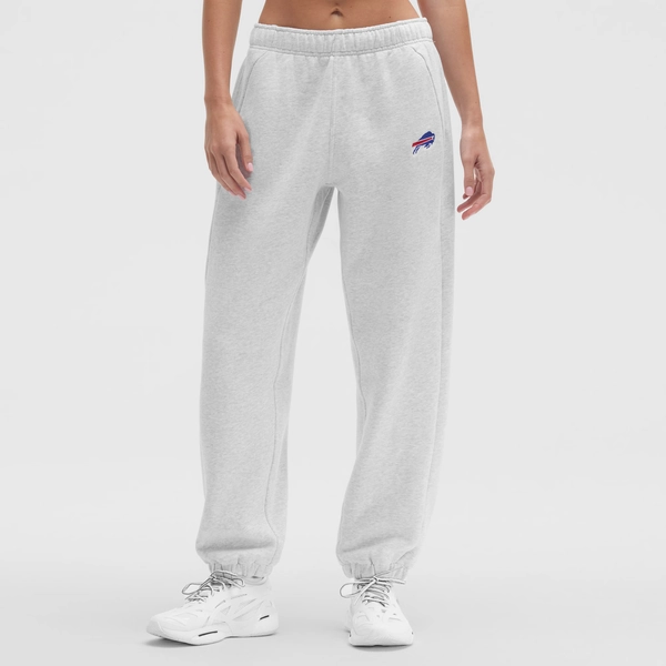 Women's Buffalo Bills lululemon Heathered Core Ultra Light Grey Scuba Mid-Rise Oversized Jogger