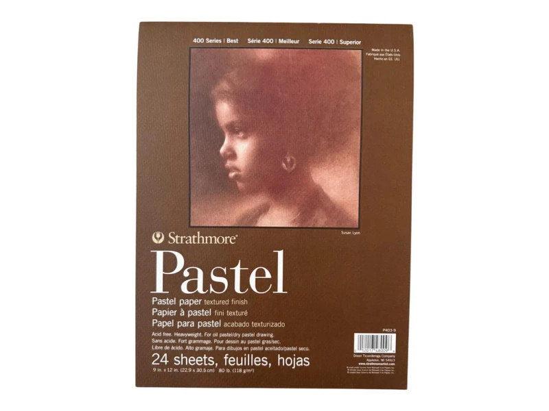 Strathmore 400 Series Pastel Paper Pad Set: 9x12, Heavyweight, Textured, 48 Sheets - Etsy