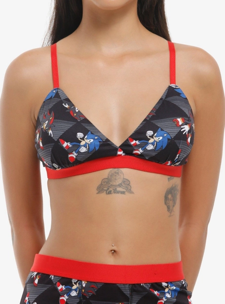 Sonic The Hedgehog Sonic & Shadow Bralette