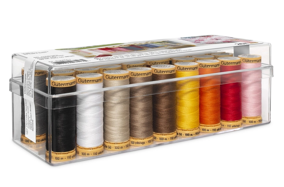 Gutermann Cotton Thread Collection Box - 26 Spools