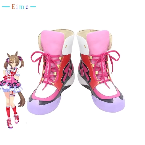 Game Pretty Derby Smart Falcon Cosplay Shoes PU Leather Shoes Halloween Carnival Boots Prop Custom Made - AliExpress 200000532