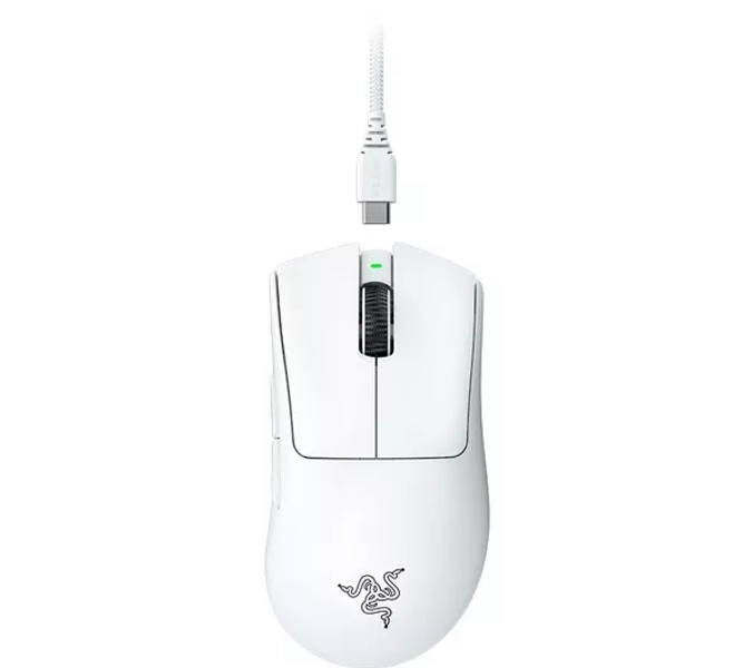 RAZER DeathAdder V3 Pro Wireless Optical Gaming Mouse - White
