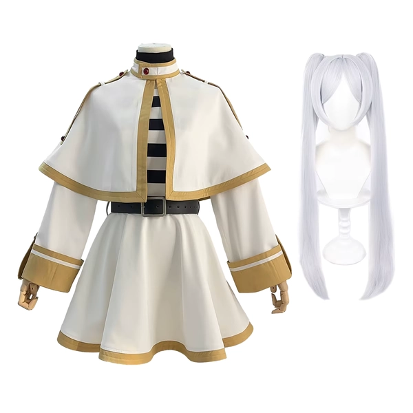 Frieren cosplay + wig :>