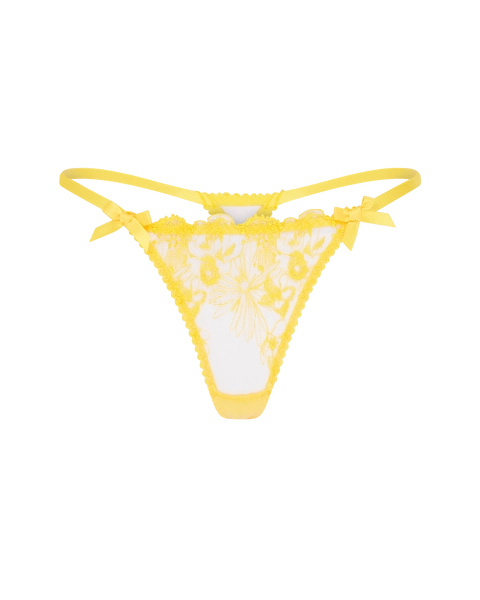 Jayce Thong in Yellow | By Agent Provocateur