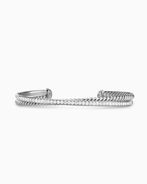 David Yurman Crossover Diamond Bracelet