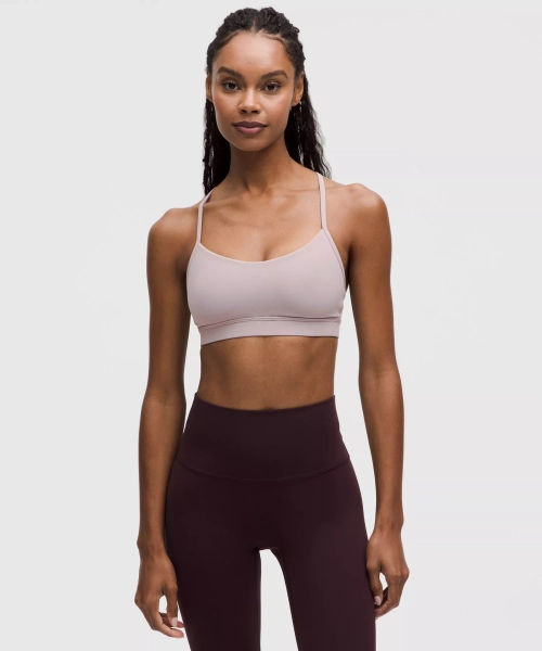Flow Y Bra Nulu *Light Support, A–C Cups - Mauve Grey - 8