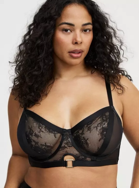 Mob Wife Strappy Underwire Lace Bra 6X