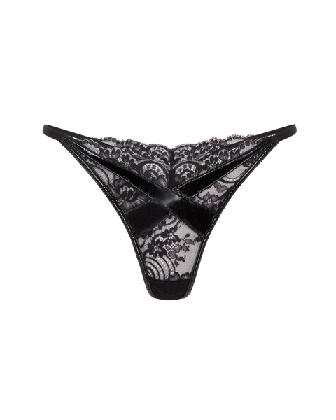 Vicki Thong in Black | By Agent Provocateur