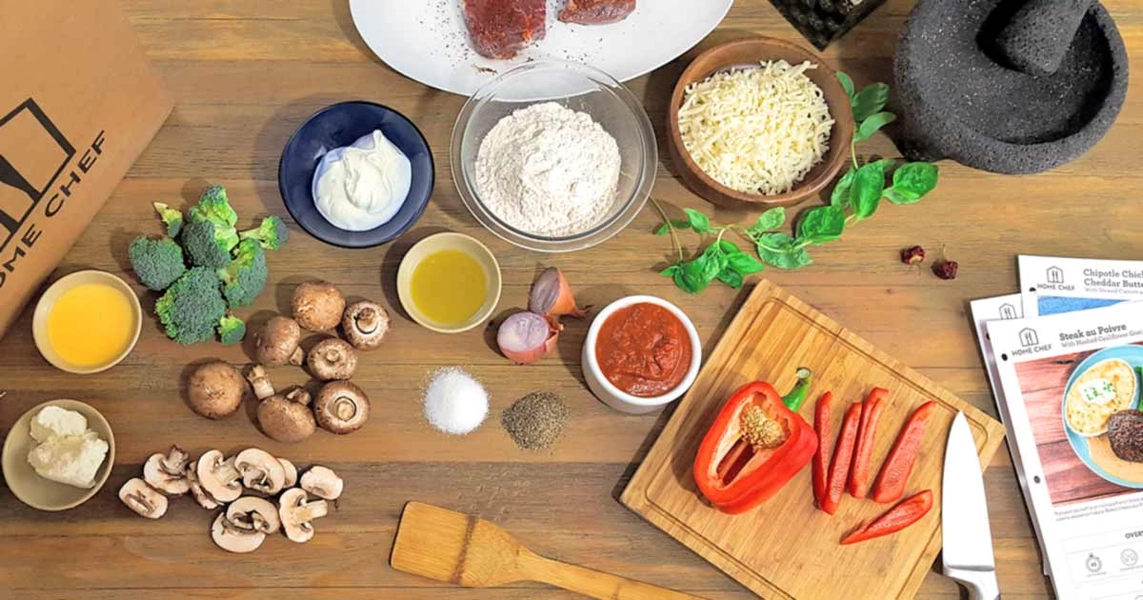 Home Chef Meal Delivery Service, Fresh Ingredients to Cook at Home