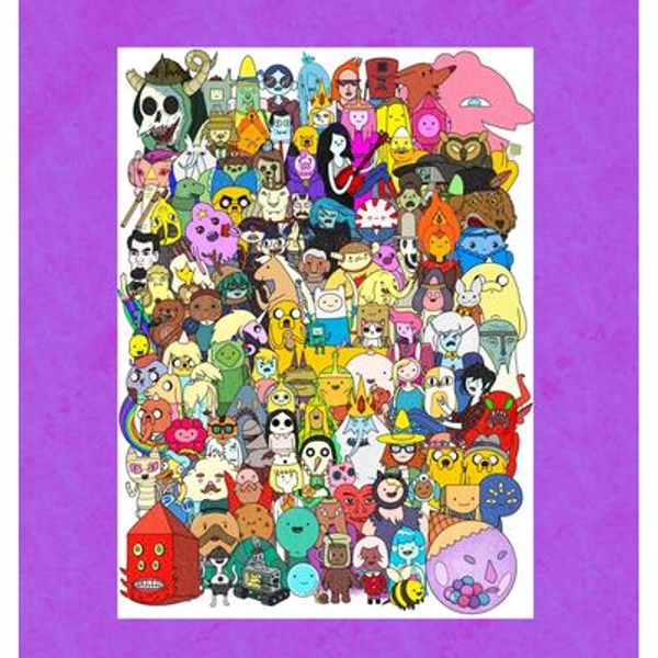 Time to Adventure! Every Character Poster