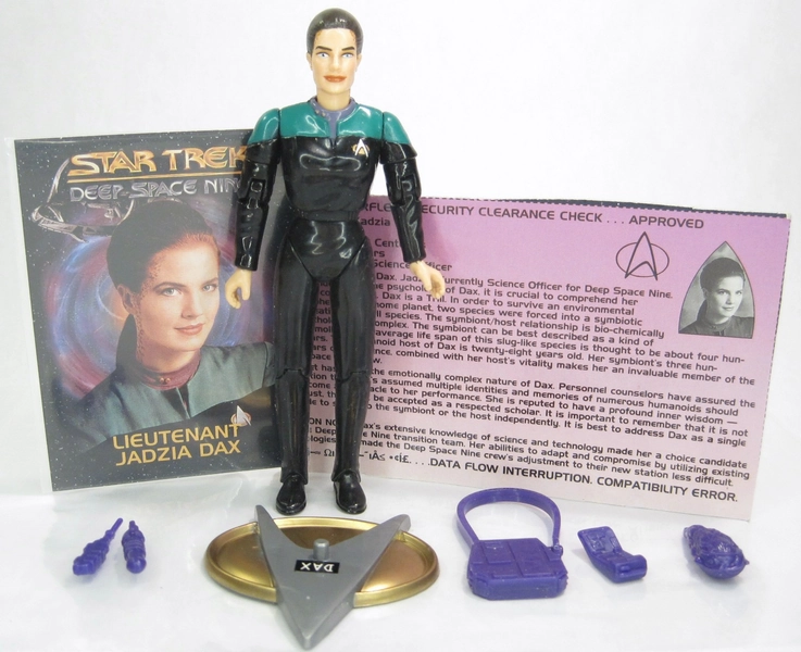 Playmates Vintage Star Trek Deep Space Nine Lt Jadzia Dax 5" Figure Complete