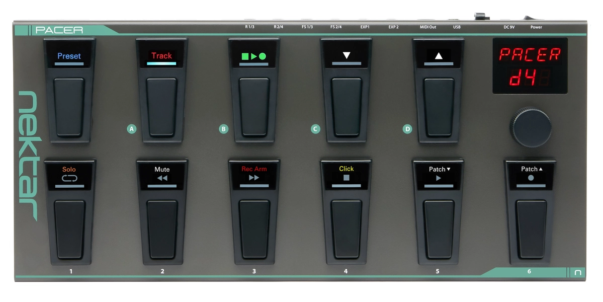 Nektar Pacer MIDI DAW Footswitch Controller