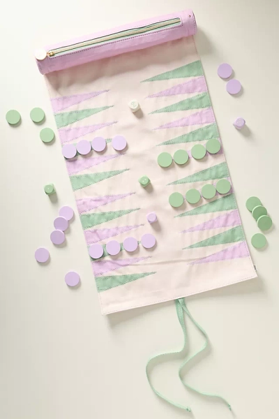 Anthropologie x Papier Floral Travel Backgammon