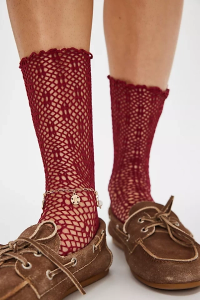 Poppy Crochet Socks