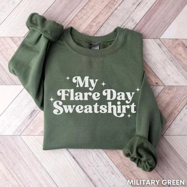 Flare Day Sweatshirt, Chronic Illness Crewneck, Spoonie Gift, POT Syndrome, Chronic Pain, Invisible Disability, Fibromyalgia Awareness, IBS