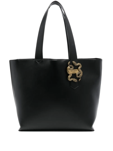 Just Cavalli | Snake-appliqué zipped tote bag 
