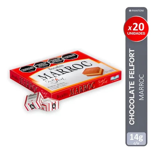 Marroc Felfort Bocadito De Chocolate X20 Unidades