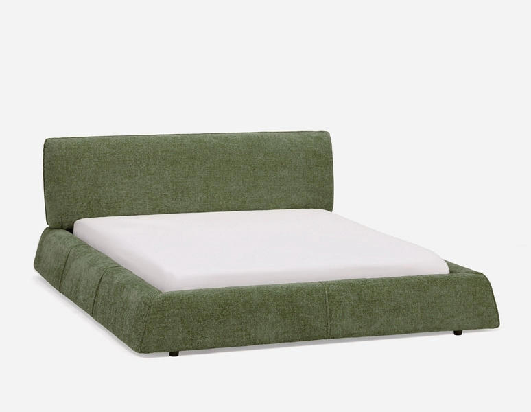 TESSA modern contemporary upholstered king size bed | Structube