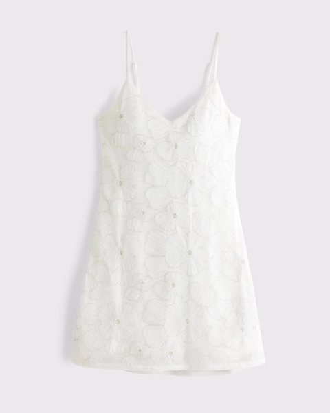 Women's Embellished Shift Mini Dress | Women's Dresses & Jumpsuits | Abercrombie.com