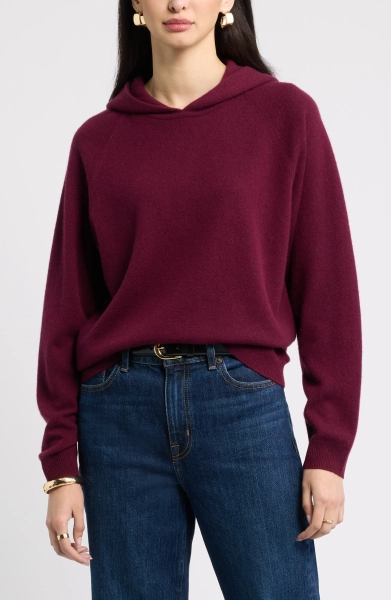 Cashmere Sweater Hoodie