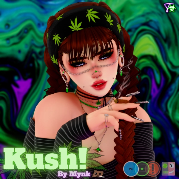 Kush! (PC)(VRCFT)(OPTI) by Mynk on Jinxxy