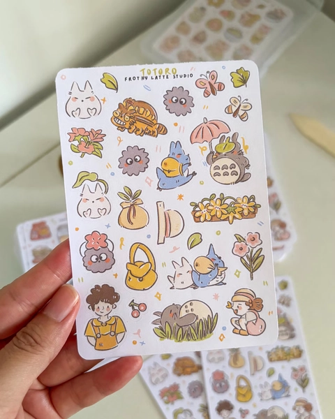 Sticker Sheets | Totoro Studio Ghibli Stickers for Penpals/journals/planners - Etsy Australia