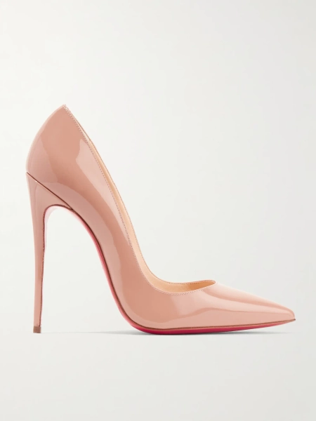 So Kate 120 patent-leather pumps - beige - IT34